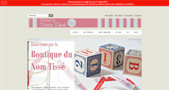 Desktop Screenshot of noms-tisses.fr